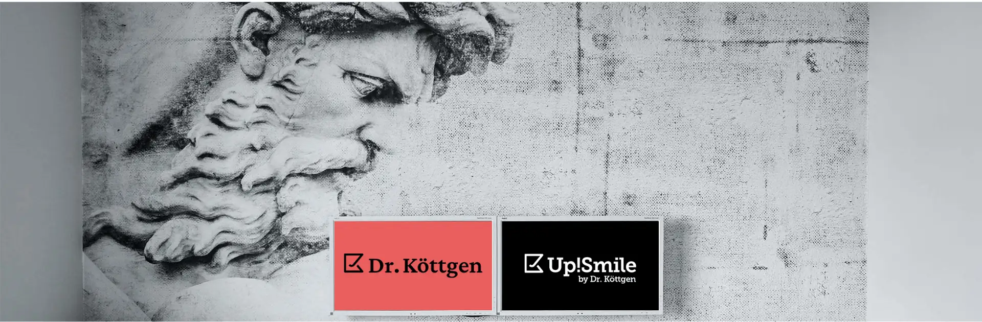 Die beiden Standorte: Dr. Köttgen und Up!Smile by Dr. Köttgen